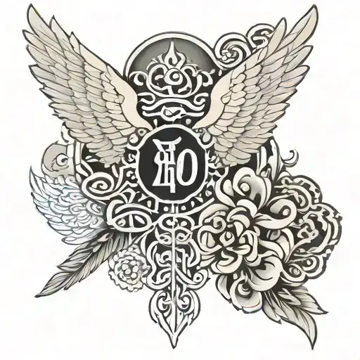 Wings And Chinesse Word