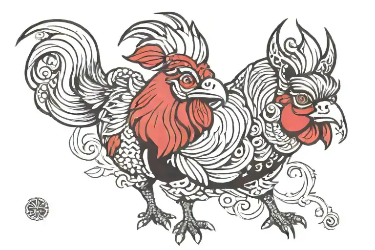 Rooster Pig