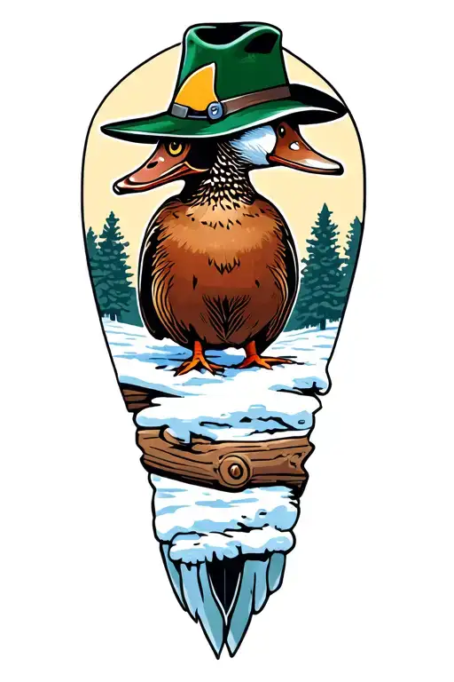 Snow Camping Oregon Duck