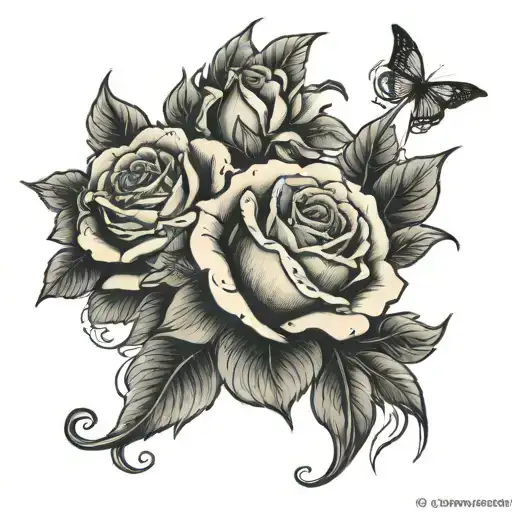 7 3 6 In Roman N Roses