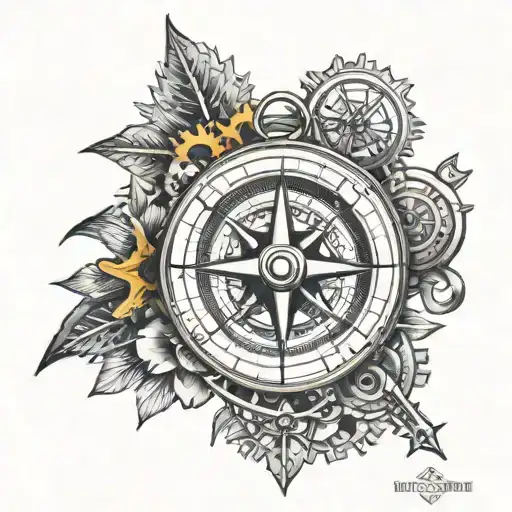 Gear And Compass Design