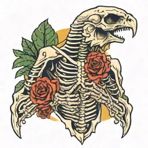 Skeleton Holding A Desert Eagle