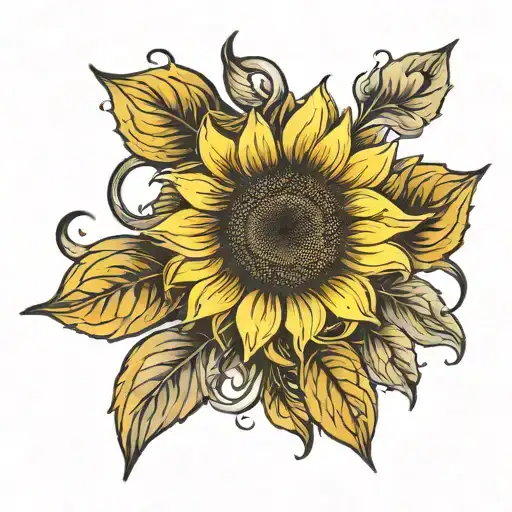 Sunflower That Covers A Ring
