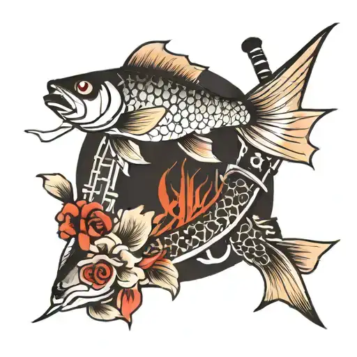 Fish And Katana