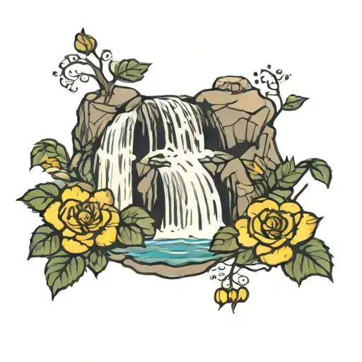 Stone Roses Waterfall