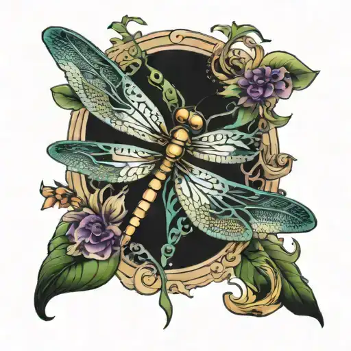 Dragonfly Above Shot Image