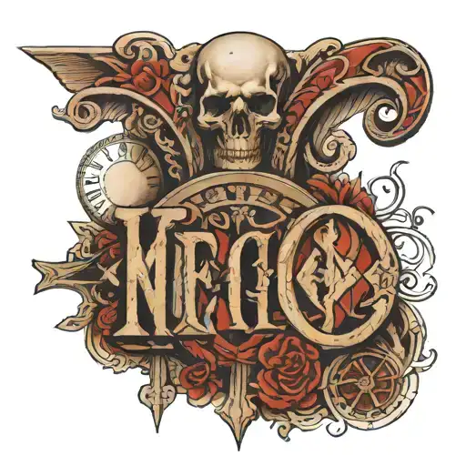 2006 As Roman Numerals Back Of Ear