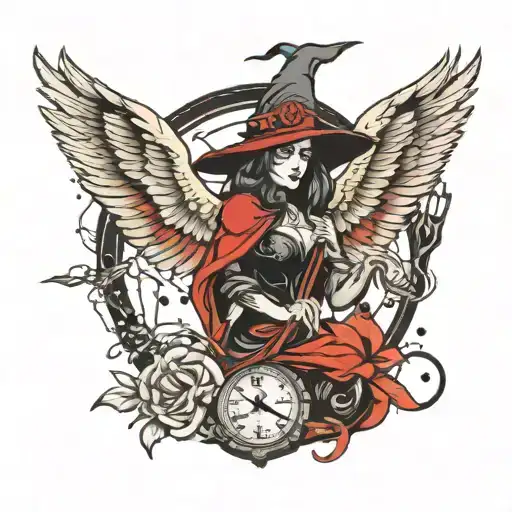 A Free Bird Witch Is A Symbol Of Liberty On Left Hand