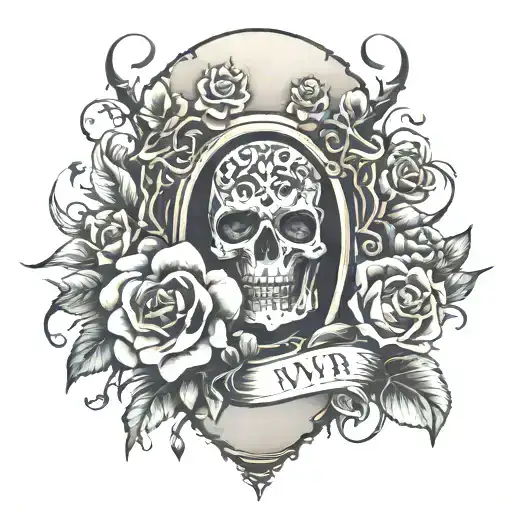 Love And War With Flowers In A Graveyard