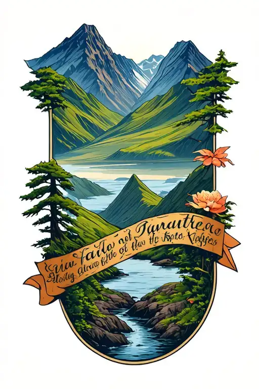 Scottish Mountain Landscape