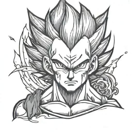 Vegeta Line Work
