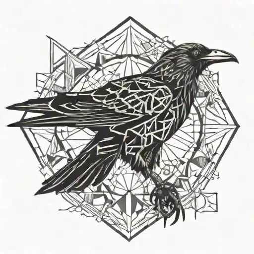 Geometric Crow Apocalyptic