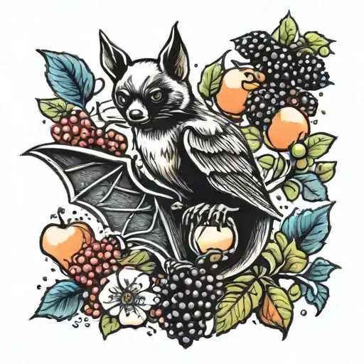 Berries And Fruit Bat