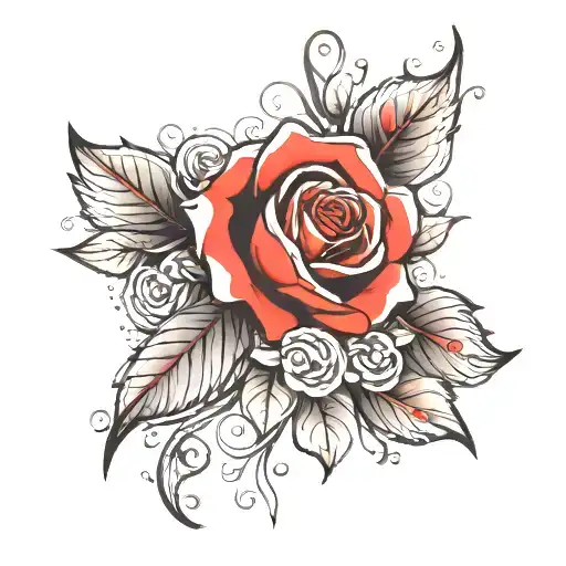 Cover Up For Red Rose