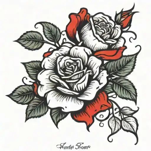 Red Roses Cover Up