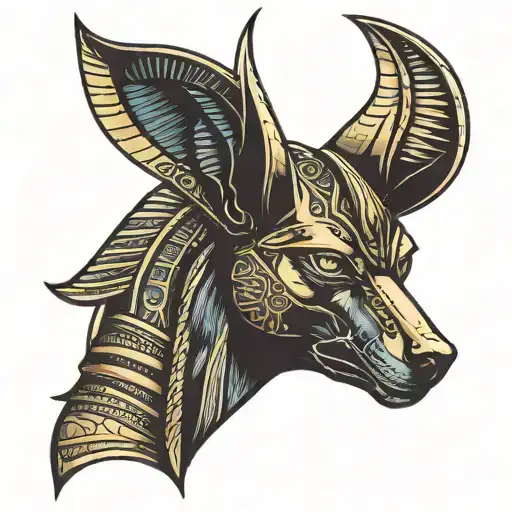 Egyptian Anubis Horus