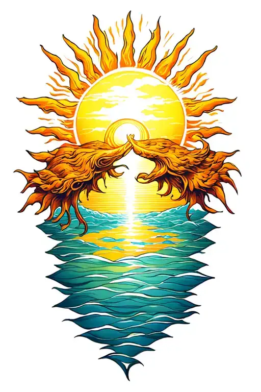 First Ray Of Sun Rising