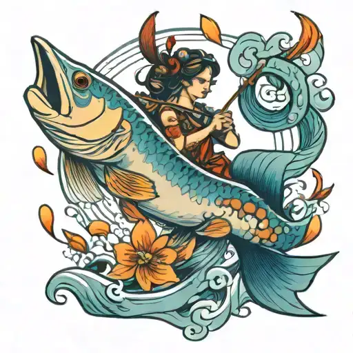 Sagittarius Catches Fish