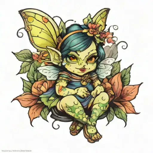 Chubby Fairy Goblin Girl