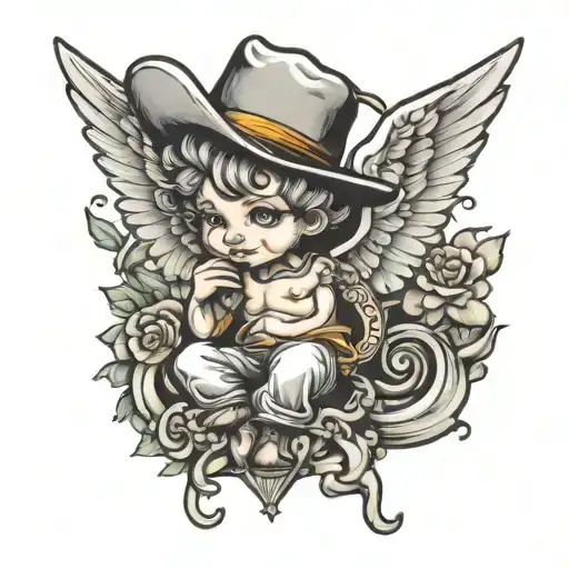 Cowboy Cherub Angel
