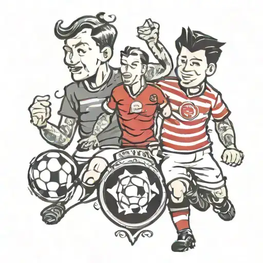 Wallis And Soccer Fc Sion In Old Style