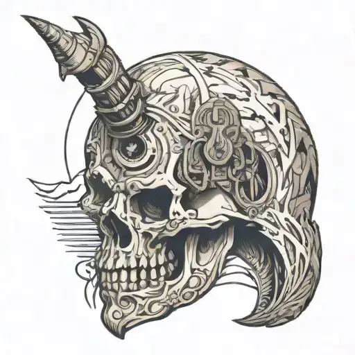 Fine Line Tattoo Of El Capitan Yosimiti