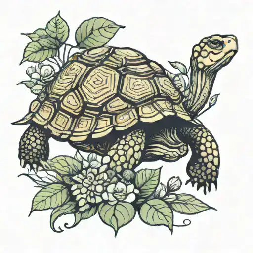 Tortoise Nature Scene