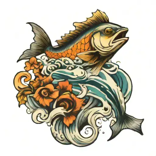 Beach Waves Surf Fish