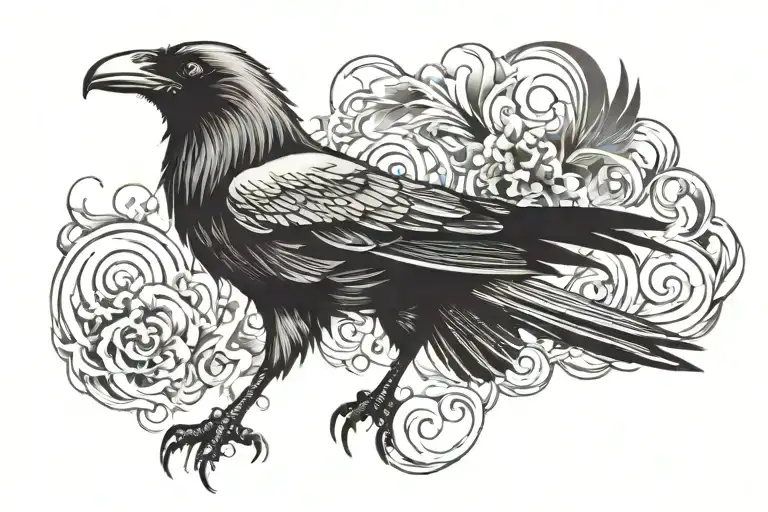 Raven Made Of Smoke