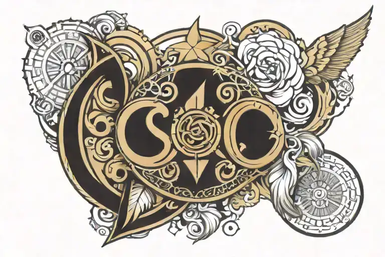 Sigma Female Symbol Made Entirely