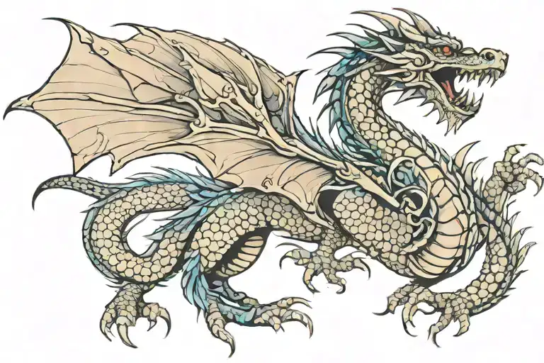 Ancient Medieval Dragon