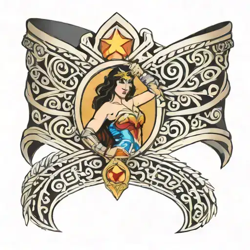 Bracelet Tribal Wonder Woman Holding