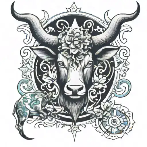 Taurus In Center Aries Libra Pisces Around