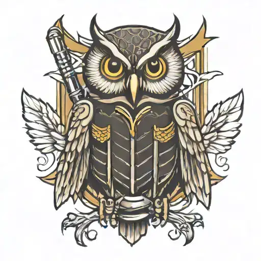 Uniformed And Armed Owl