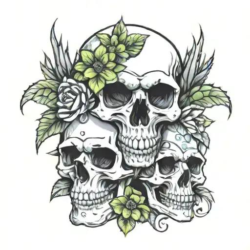 Skull And Cactai