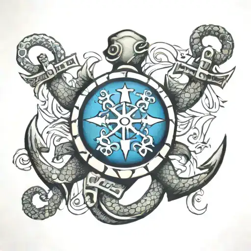 Anchor And Turtle