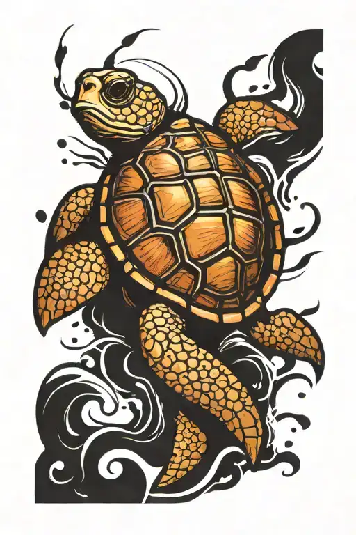 Loggerhead Turtle Coming At You