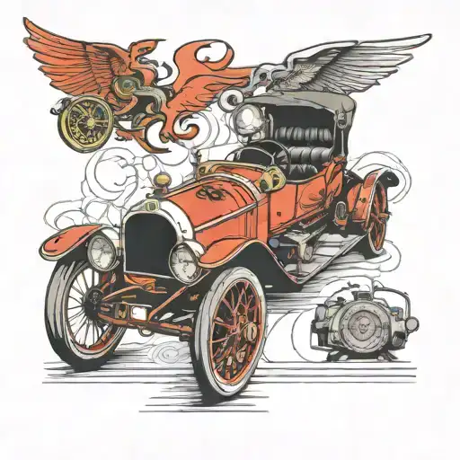 1904 And Formula 1 Car