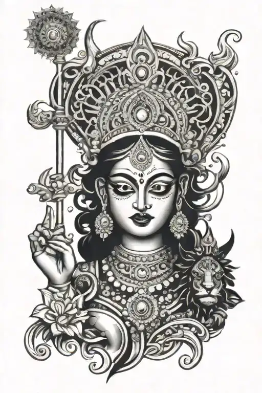 Kali Maa Durga Hindu Mythology
