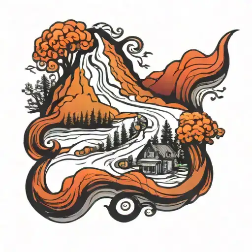 Mountain Road Winding