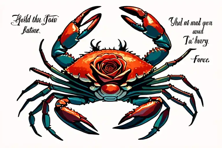 Crabs With Fiery Quotes Aor Force Rose