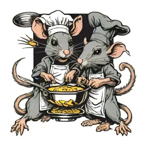 Chef Rat Cooking Together