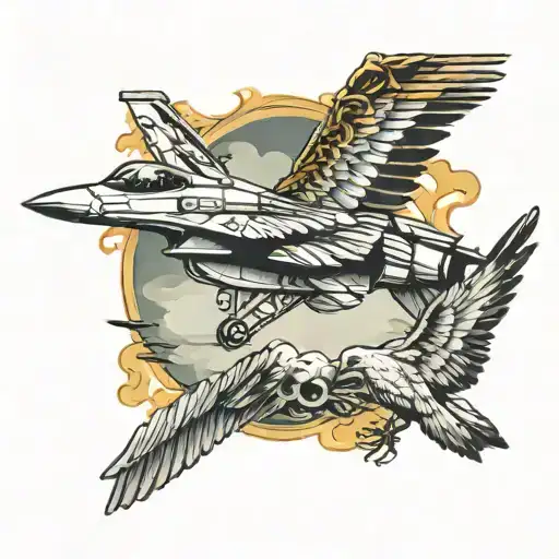 F-16 Towing Dog Tags To Heaven Gates