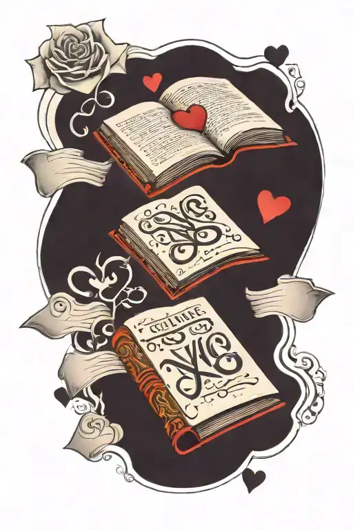 Open Book With The Words Te Vivo Coming From The Pages Surrounded By Hearts