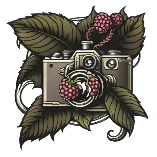 Raspberry Bush Camera Symbol