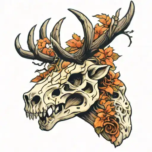 Elk Skull Evil