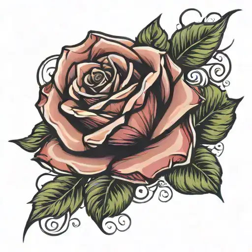 Rose Wrapped Together Symbolizing Strength