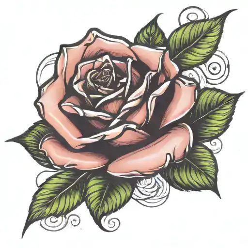 Rose Wrapped Together Symbolizing Strength