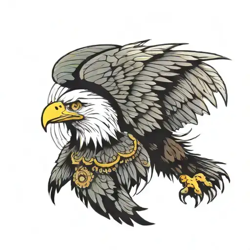 Eagle And A Bear