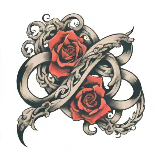 Infinity Symbol Intertwined